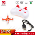 3D Rotativa RC Quadcopter 2.4g 4ch 6 Eixo LED quadcopter zangão HJ993